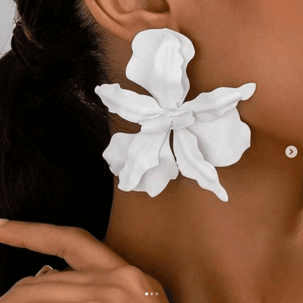 Aretes Orquidea Lamina
