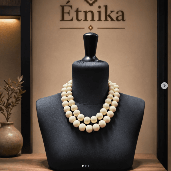 Collar Perla Triple Vuelta
