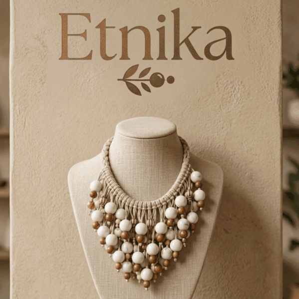 Collar Multicapa Perla Crema