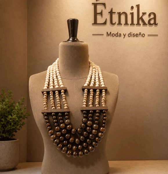 Collar Multicapa Marfil