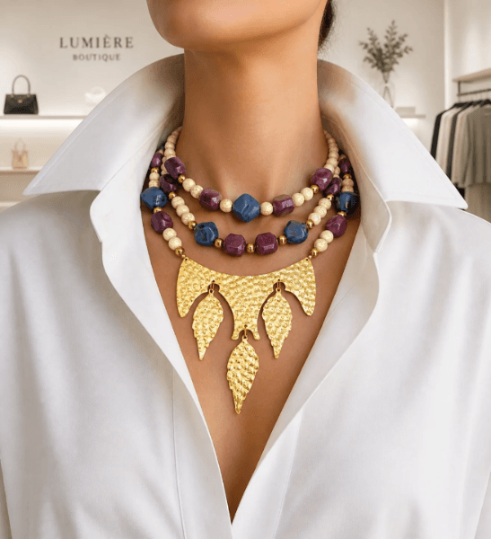 Collar Statement Dorado