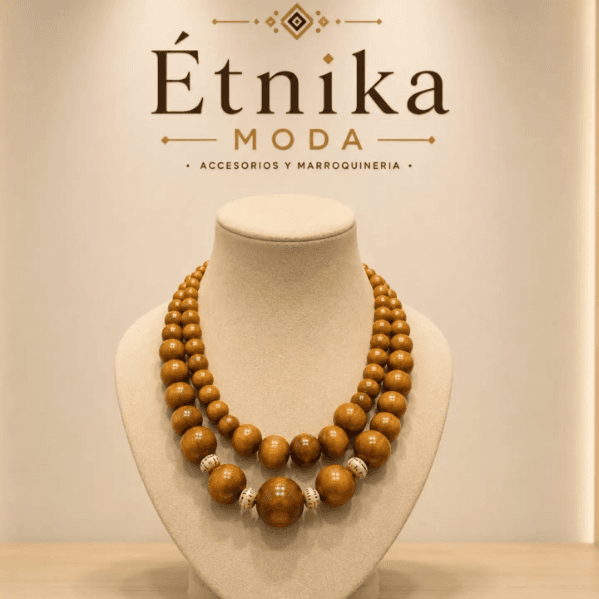 Collar Madera Artesanal